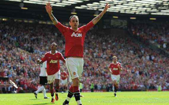 EPL, Manchester United v Fulham, Dimitar Berbatov