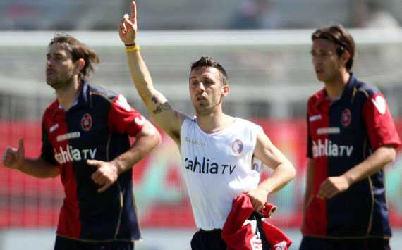 Cossu esulta dopo la rete al Brescia (Getty Images)