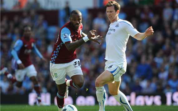 EPL : Darren Bent - Mike Williamson, Aston Villa v Newcastle United