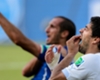 Giorgio Chiellini Luis Suarez Uruguay Italy