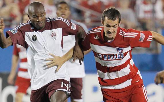 Andrew Jacobson, FC Dallas; Omar Cummings, Colorado Rapids; MLS (Getty)