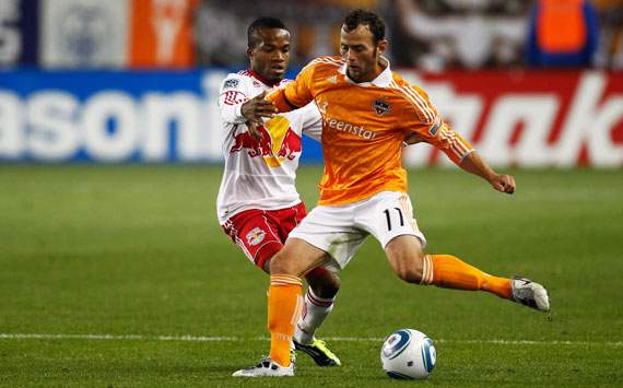 Brad Davis, Houston Dynamo; Dane Richards, New York Red Bulls; MLS (Getty)