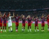Bayern Munich celebrate their victory over Hertha Berlin