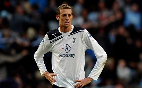 EPL : Peter Crouch, Manchester City v Tottenham