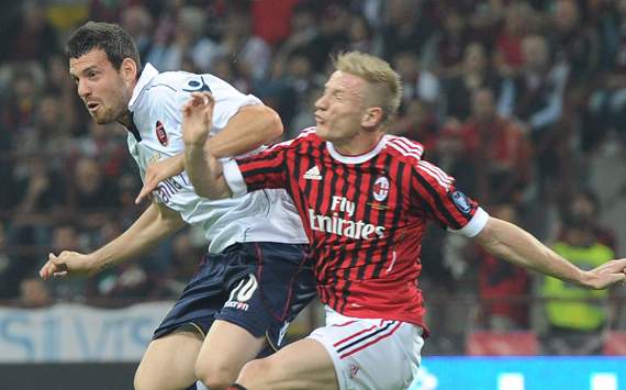 Ignazio Abate - AC Milan & Andrea Lazzari - Cagliari (Getty Images)