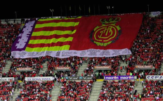 Los aficionados del Mallorca en el Iberostar Estadio de Palma (Goal.com)