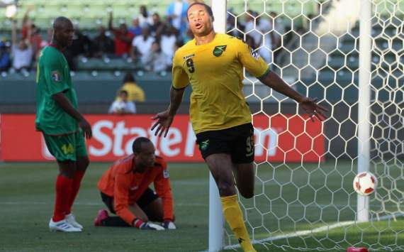 Gold Cup 2011 - Ryan Johnson celebrates, Jamaica vs. Granada (getty)