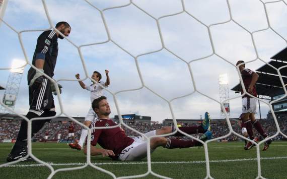 Drew Moor, Matt Pickens, Colorado Rapids; Mike Magee, LA Galaxy; MLS