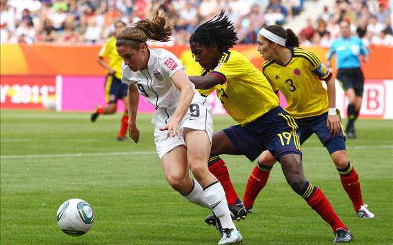 Heather O'Reilly, U.S. women's national team, Colombia