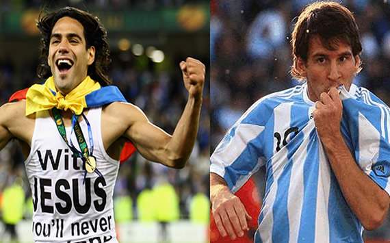 Radamel Falcaio vs Lionel Messi
