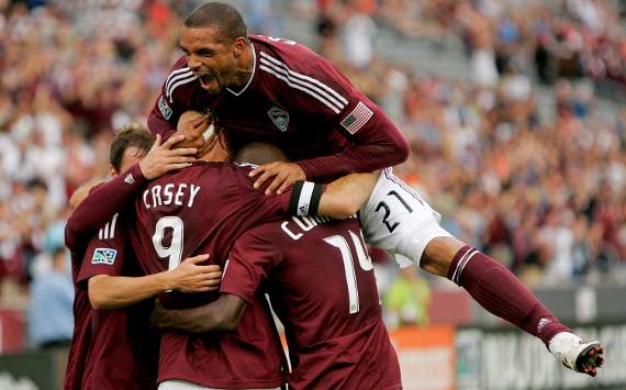 Caleb Folan Conor Casey, Omar Cummings; Colorado Rapids; MLS