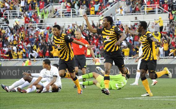 Kaizer Chiefs score a goal