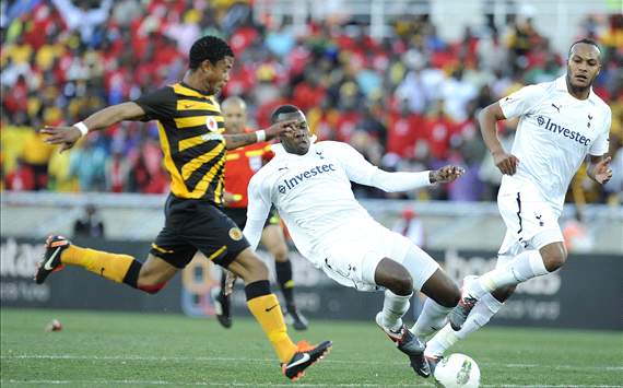 Kaizer Chiefs' George Lebese & Tottenham's Bongani Khumalo