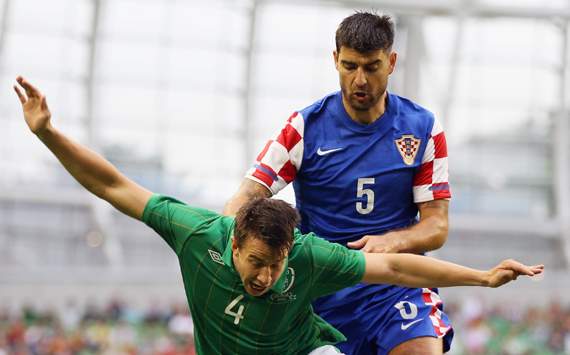 International Friendly : Sean St Ledger - Vedran Corluka, Republic of Ireland v Croatia