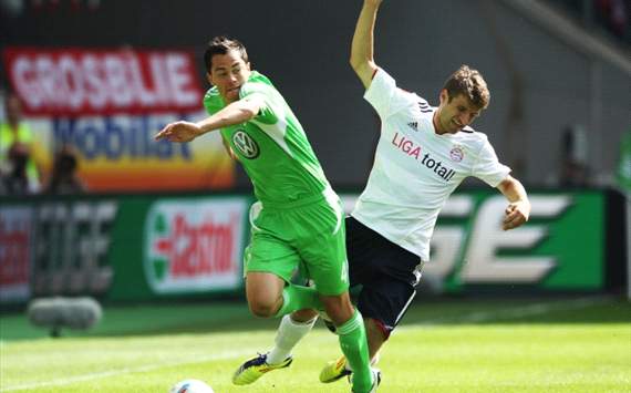 Thomas Müller, Josue (Wolfsburg - Bayern)