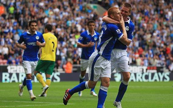 EPL,Ben Watson,Wigan Athletic v Norwich City