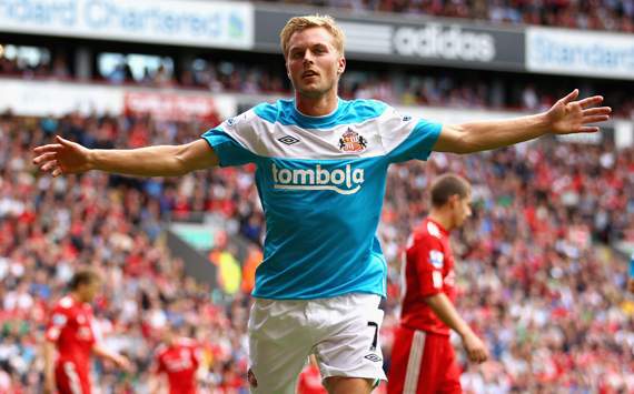 EPL : Sebastian Larsson, Liverpool v Sunderland
