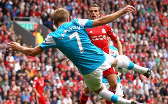 Premier League - Liverpool v Sunderland,Sebastian Larsson