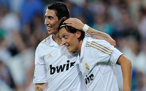 Spanish Supercup: Real Madrid vs Barcelona: Mesut Özil, Angel Di Maria