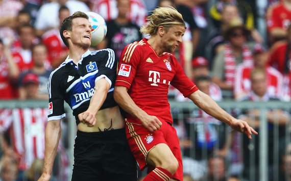 Bundesliga: FC Bayern München - Hamburger SV, Anatoliy Tymoshchuk - Marcell Jansen