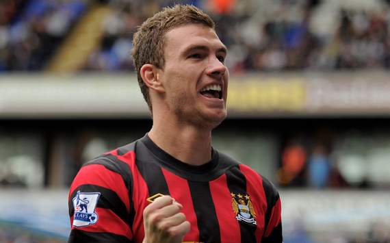 EPL : Edin Dzeko, Bolton v Manchester City