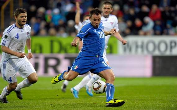 Antonio Cassano (I) - Far Oer-Italy - Euro2012 Qual. (Getty Images)