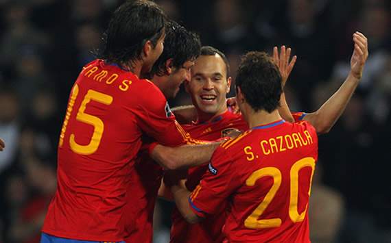 Friendly: Spain celebrates