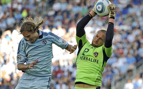 Chance Myers, Josh Saunders, LA Galaxy, Sporting Kansas City, MLS