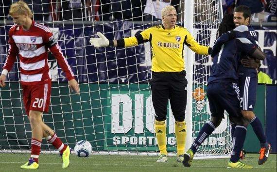 Shalrie Joseph, Benny Feilhaber, Kevin Hartman, Brek Shea; New England Revolution - FC Dallas