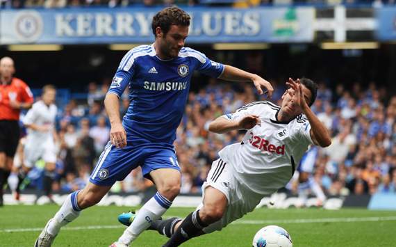 EPL : Juan Mata - Neil Taylor, Chelsea v Swansea City
