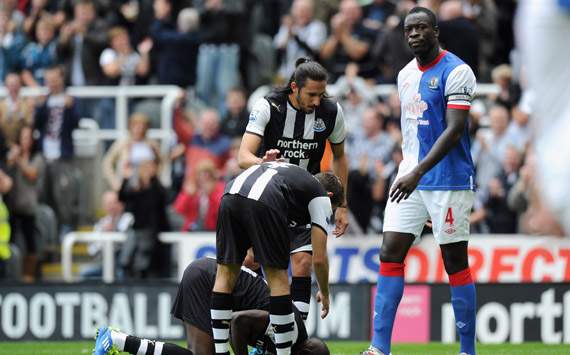 EPL,Demba Ba,Newcastle United v Blackburn Rover