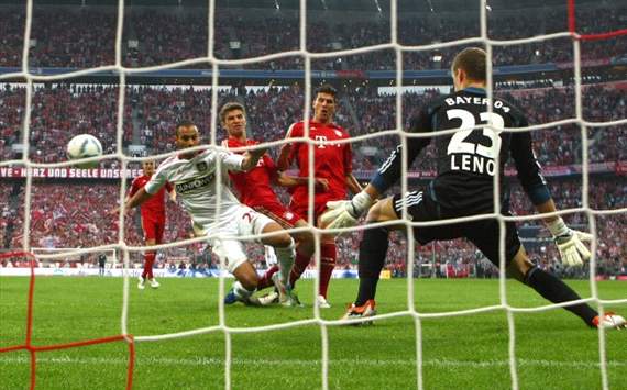 Bundesliga: Thomas Müller scores against Leverkusen