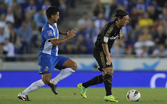 Liga BBVA: RCD Espanyol v Real Madrid CF: Mesut Ozil; Javier Marquez