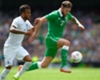 Republic of Ireland striker Daryl Murphy and England defender Ryan Bertrand