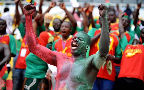 Burkina Faso Fans Celebrate