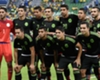 Mexico pose for a team photo before their friendly against Brazil