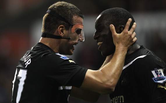 EPL,Demba Ba,Steven Taylor,Stoke City v Newcastle United