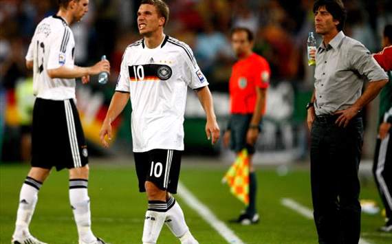 Lukas Podolski, Joachim Löw - Germany