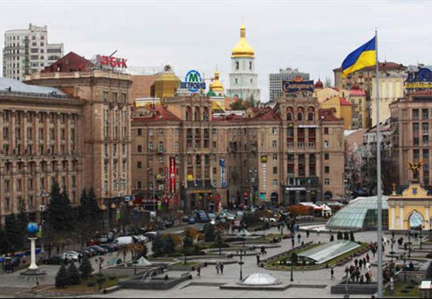 City plan Kiev Ukraine