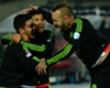 Mexico celebrate a goal against Chile