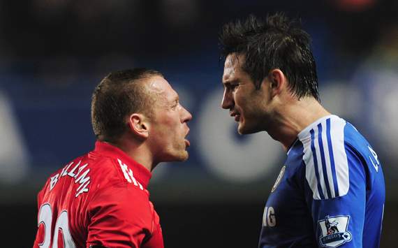 EPL - Chelsea v Liverpool, Craig Bellamy and Frank Lampard