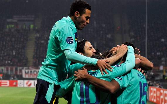Barcelona celebrates - Milan-Barcelona - Champions League (Getty Images)