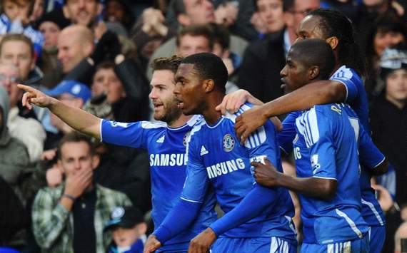 EPL: Juan Mata - Daniel Sturridge - Ramires - Didier Drogba , Chelsea v Wolverhampton