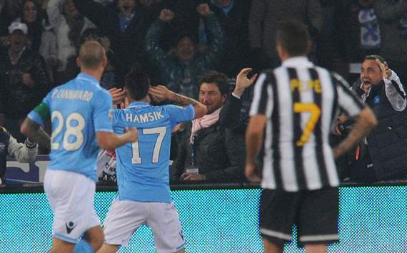 Cannavaro, Hamsik & Pepe - Napoli-Juventus (Getty Images)