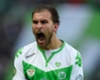 Wolfsburg striker Bas Dost