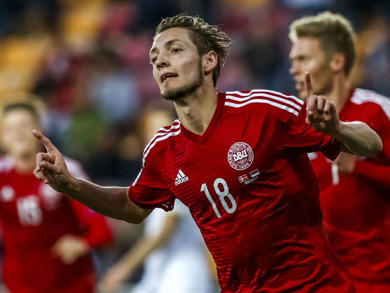 Rasmus Falk Denmark U21 - Serbia U21 230615