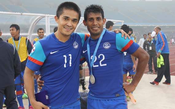 Sunil Chhetri And Syed Rahim Nabi
