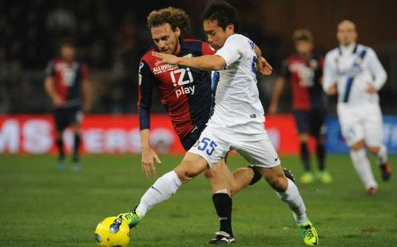 Nagatomo contro Marco Rossi (Serie A, Getty Images)