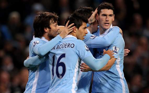 EPL - Manchester City v Stoke City, Sergio Aguero
