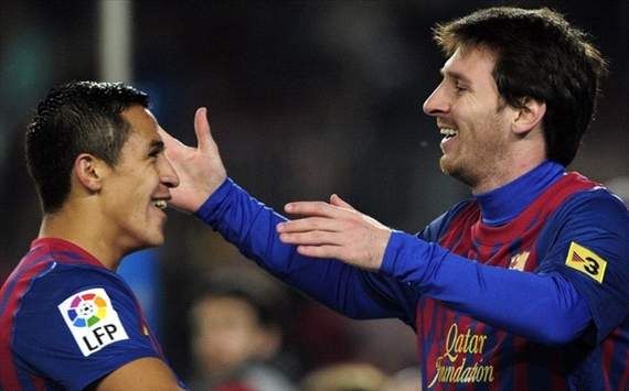 Alexis Sanchez y Lionel Messi - Barcelona
